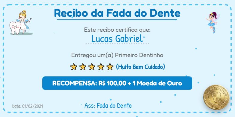 Kit da Fada do Dente
