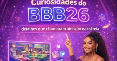 Curiosidades do BBB26: detalhes que chamaram atenção na estreia