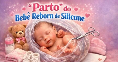 Parto Bebê Reborn de Silicone Curioso e Mágico