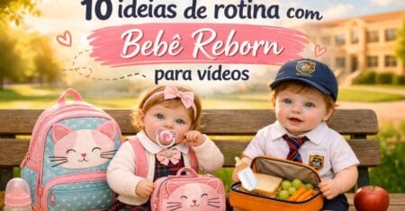 10 ideias de rotina com Bebê Reborn para vídeos